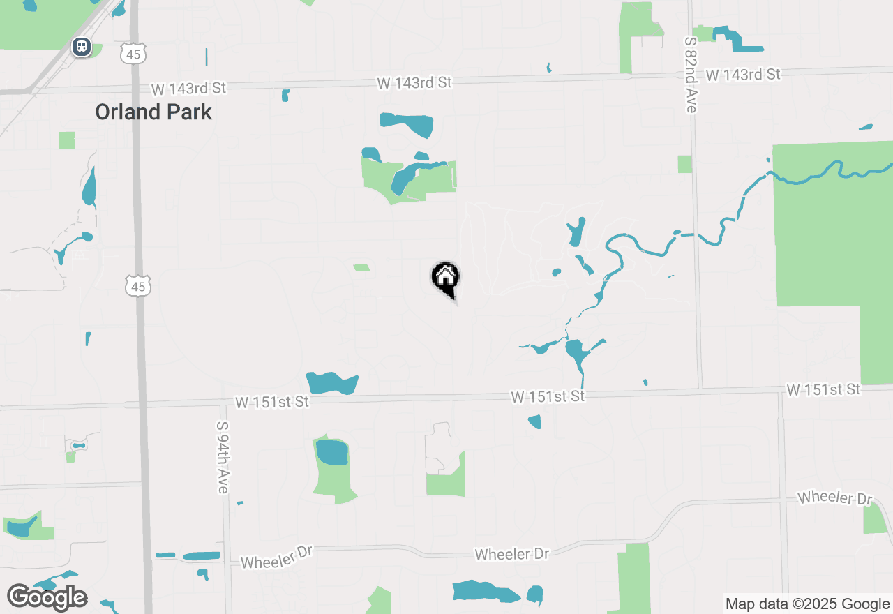 Map of 14840 S 88th Avenue, Orland Park, IL 60462