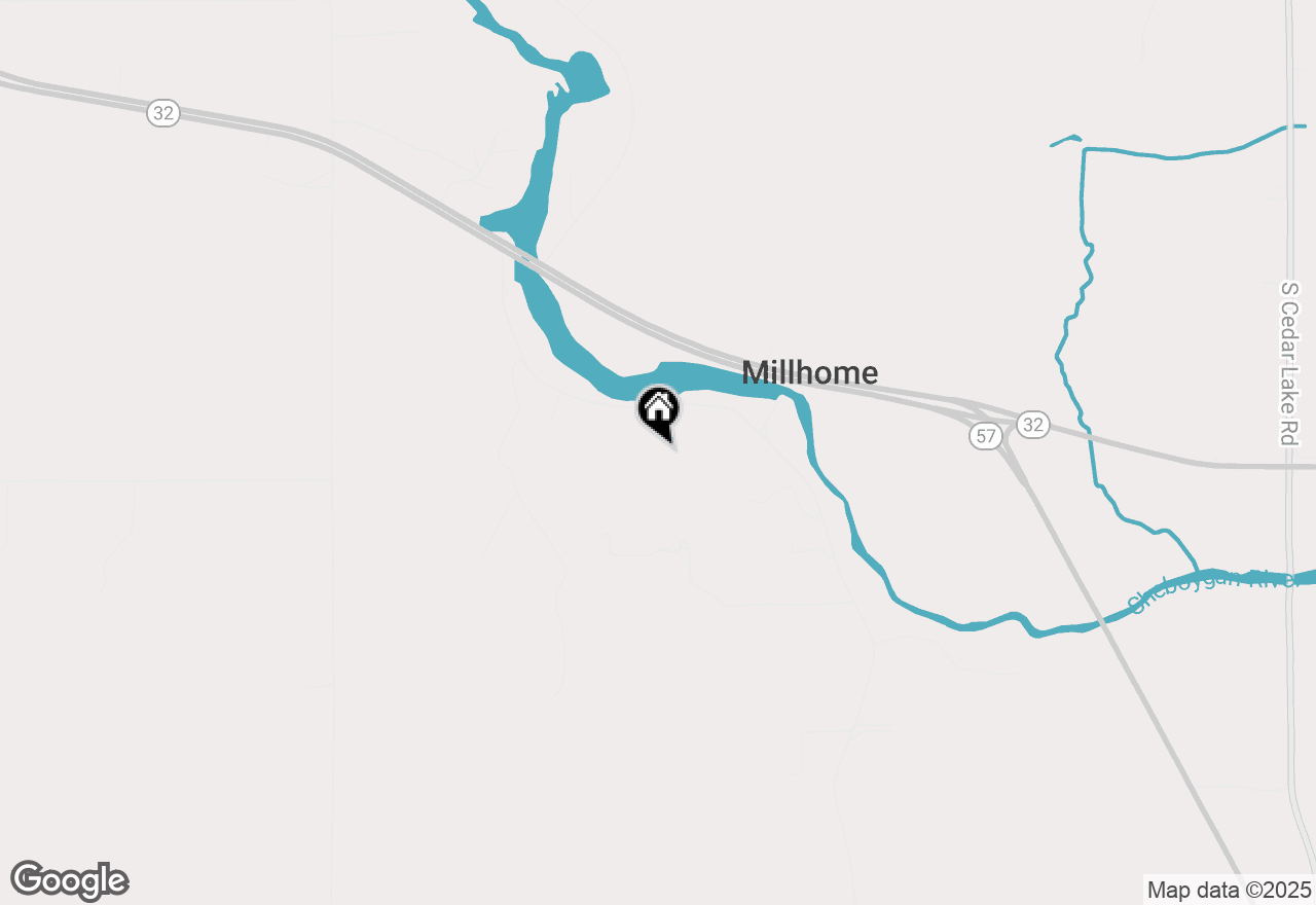 Map of 16912 Lax Chapel Rd, Kiel, WI 53042