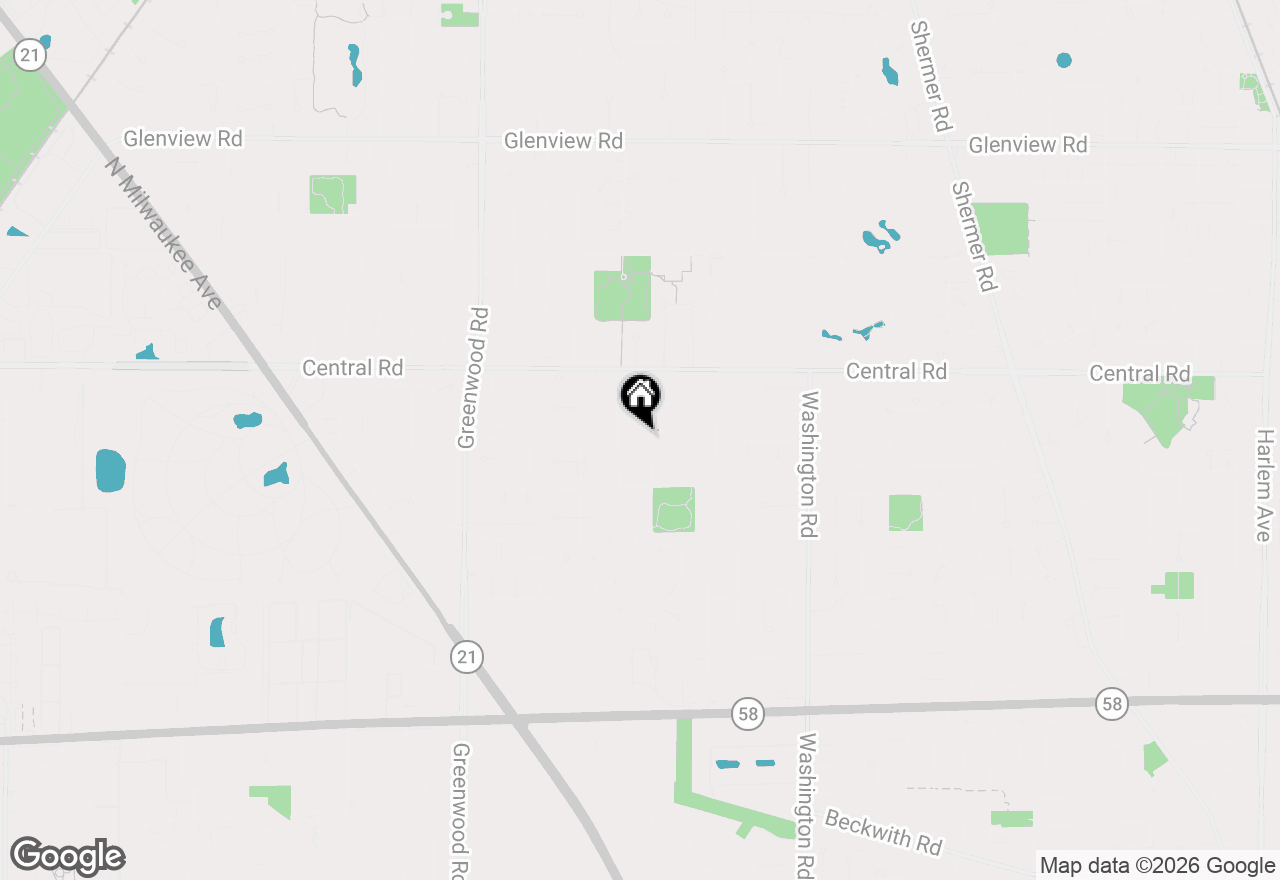 Map of 440 Sheryl Lane, Glenview, IL 60025