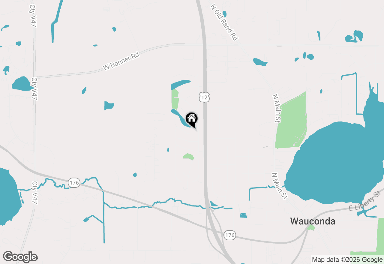 Map of 641 Clover Road, Wauconda, IL 60084