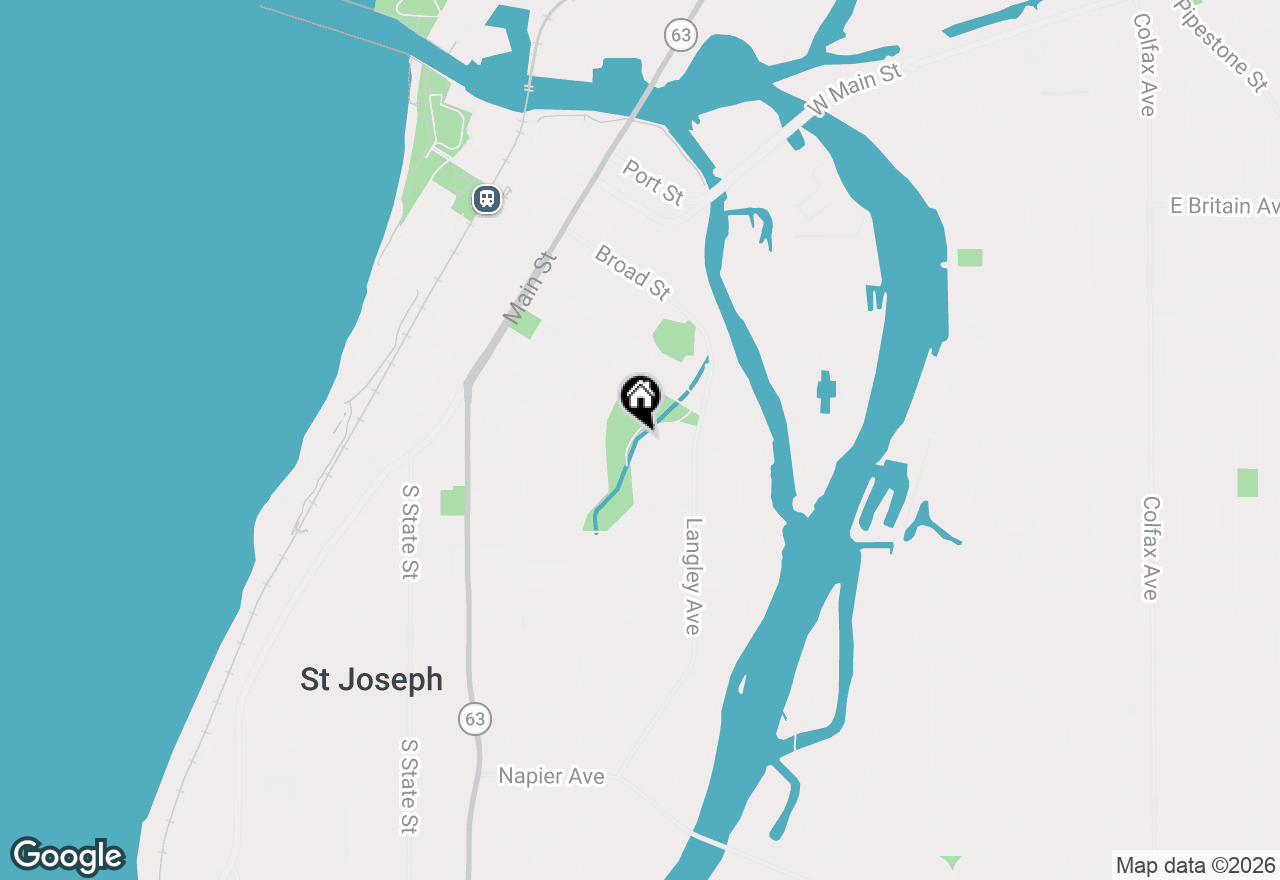 Map of 1301 Harrison Avenue, St. Joseph, MI 49085