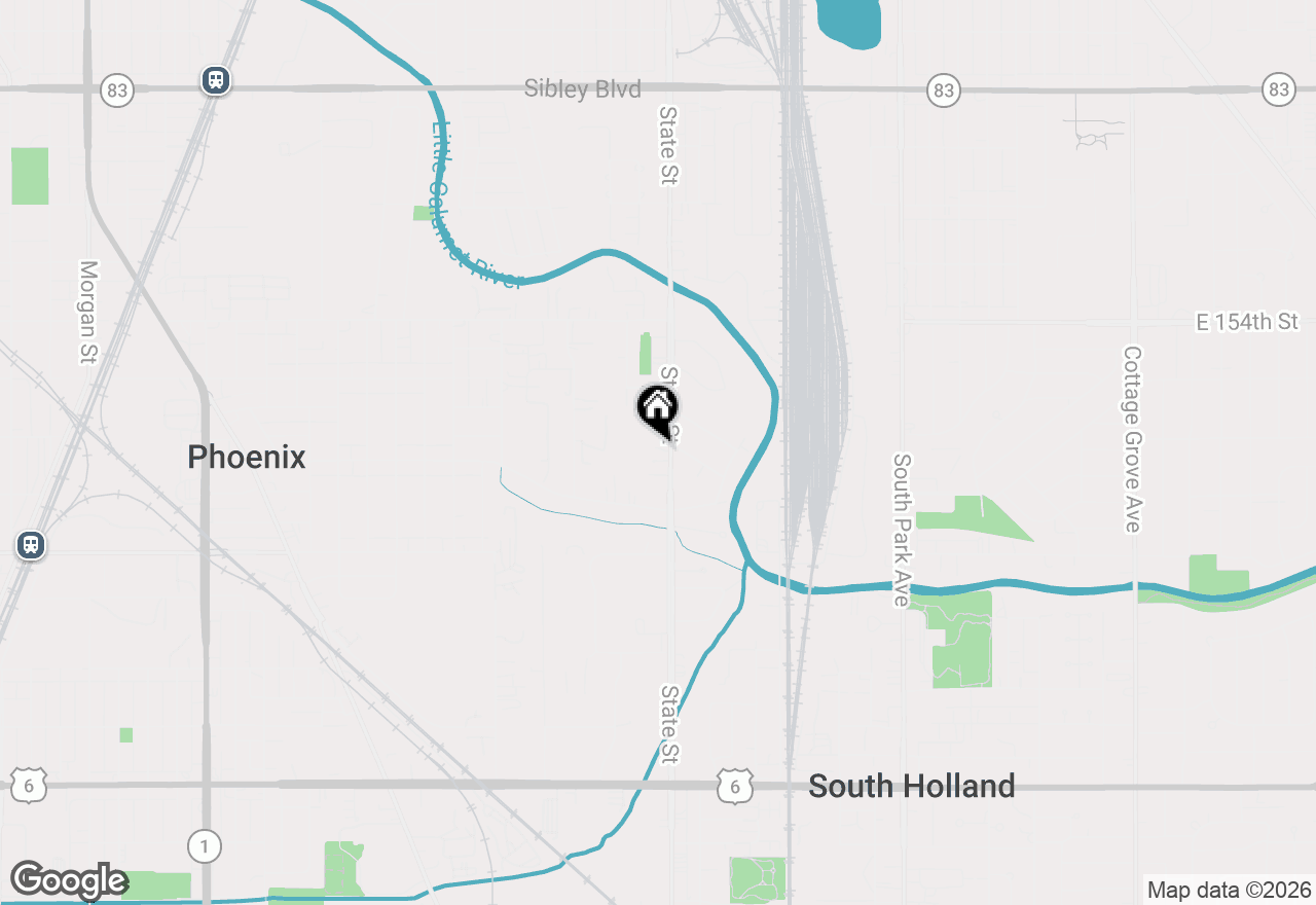 Map of (Address confidential), South Holland, Illinois 60473