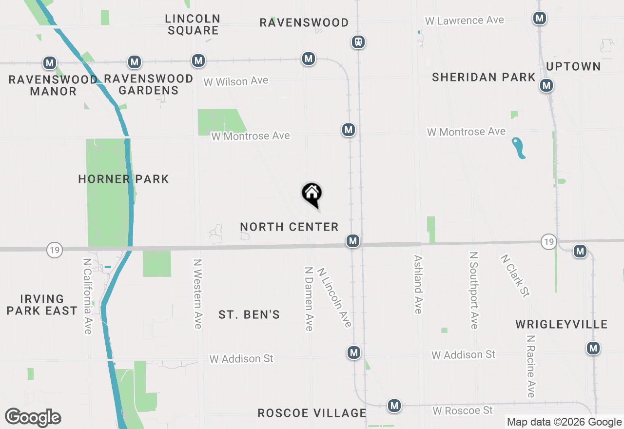 Map of 4105 N Damen Avenue #24, Chicago, IL 60618