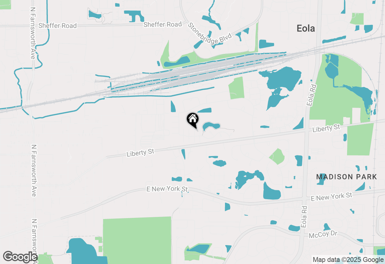 Map of 2296 Reflections Drive #2296, Aurora, IL 60502