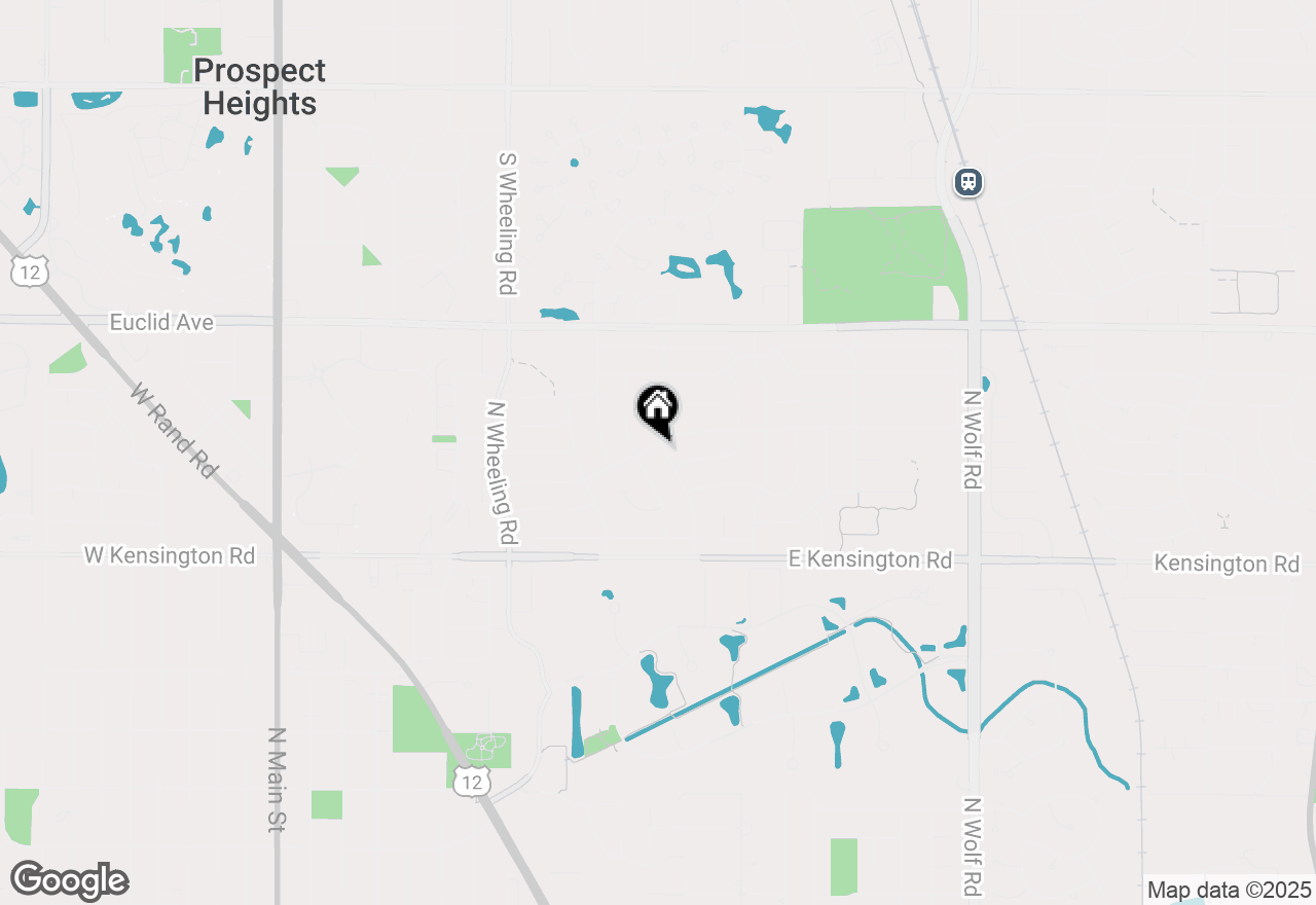Map of 1014 N Hemlock Lane, Mount Prospect, IL 60056