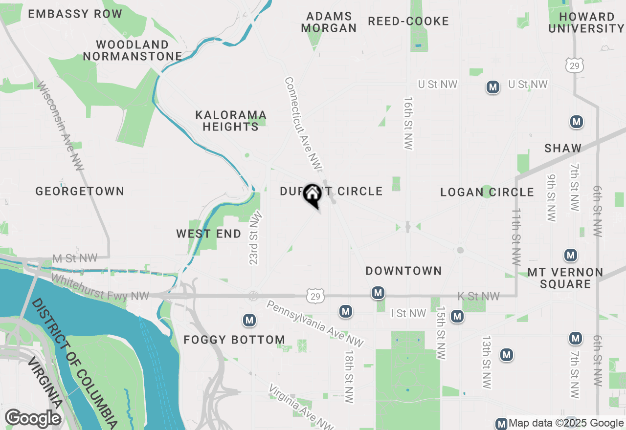 Map of 1330 New Hampshire Avenue Nw #715, Washington, DC 20036
