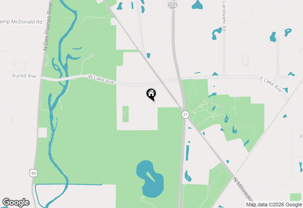 Map of 4621 Lilac Avenue, Glenview, IL 60025