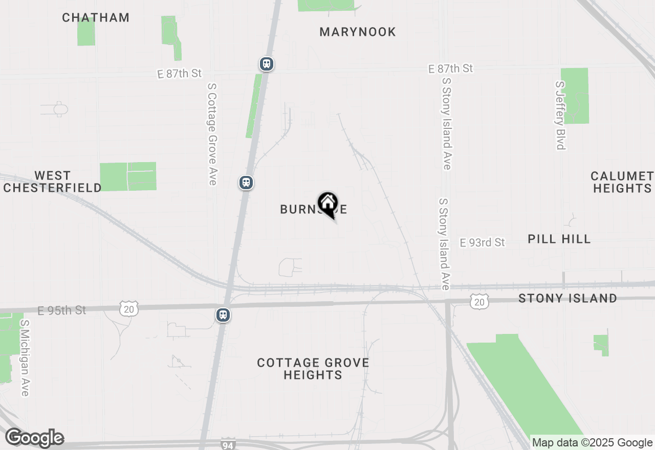 Map of 9214 S Woodlawn Avenue, Chicago, IL 60619