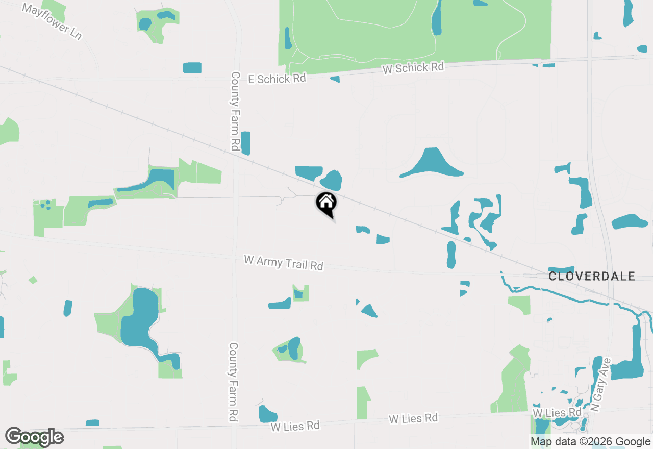 Map of 3895 Clipper Drive, Hanover Park, IL 60133