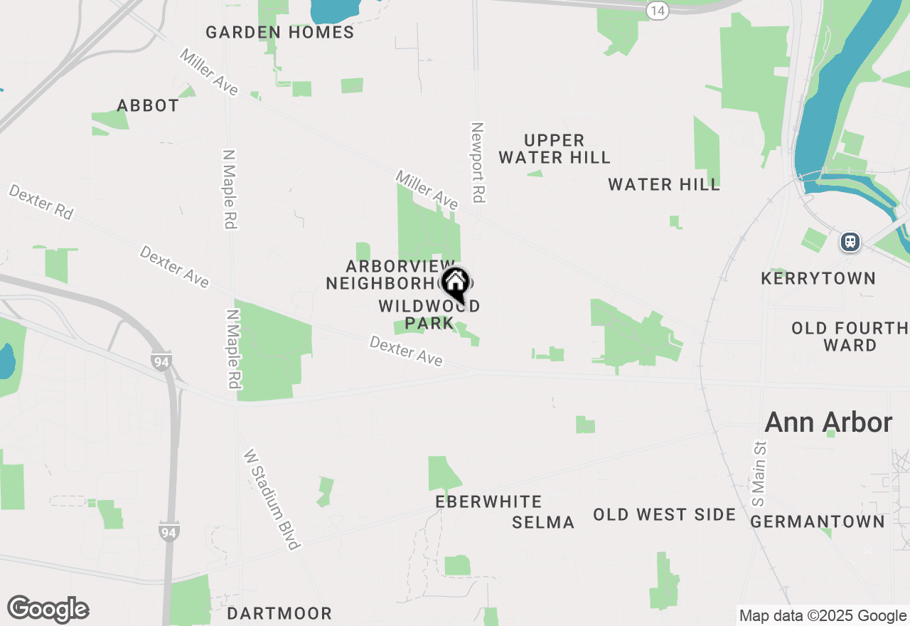 Map of 1518 Linwood Avenue, Ann Arbor, MI 48103