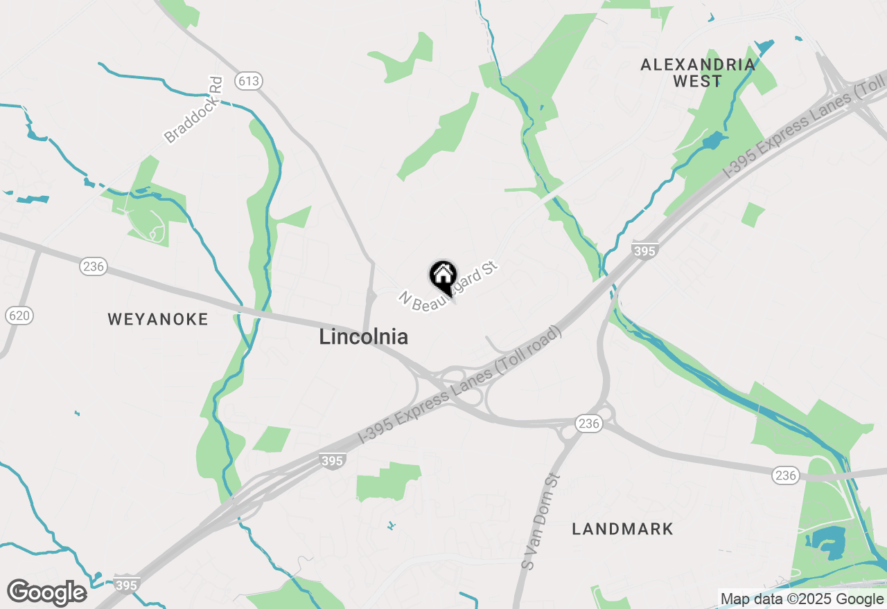 Map of 301 N Beauregard Street #1503, Alexandria, VA 22312