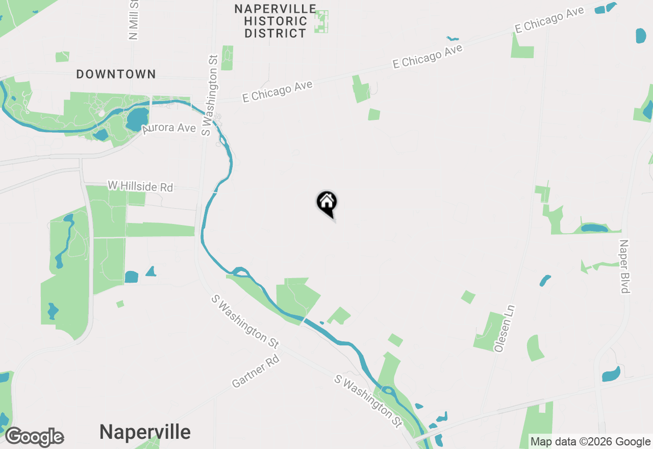 Map of (Address confidential), Naperville, Illinois 60540