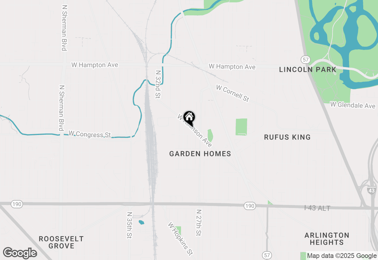 Map of 4419 N 28th St, Milwaukee, WI 53209