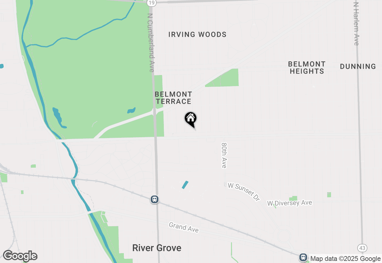 Map of 3219 N Pioneer Avenue, Chicago, IL 60634