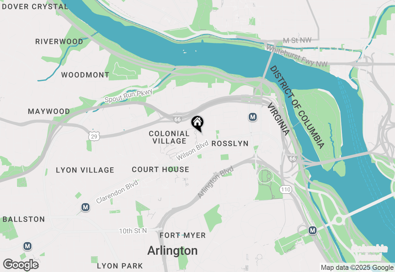 Map of 1801 Queens Lane #2-134, Arlington, VA 22201