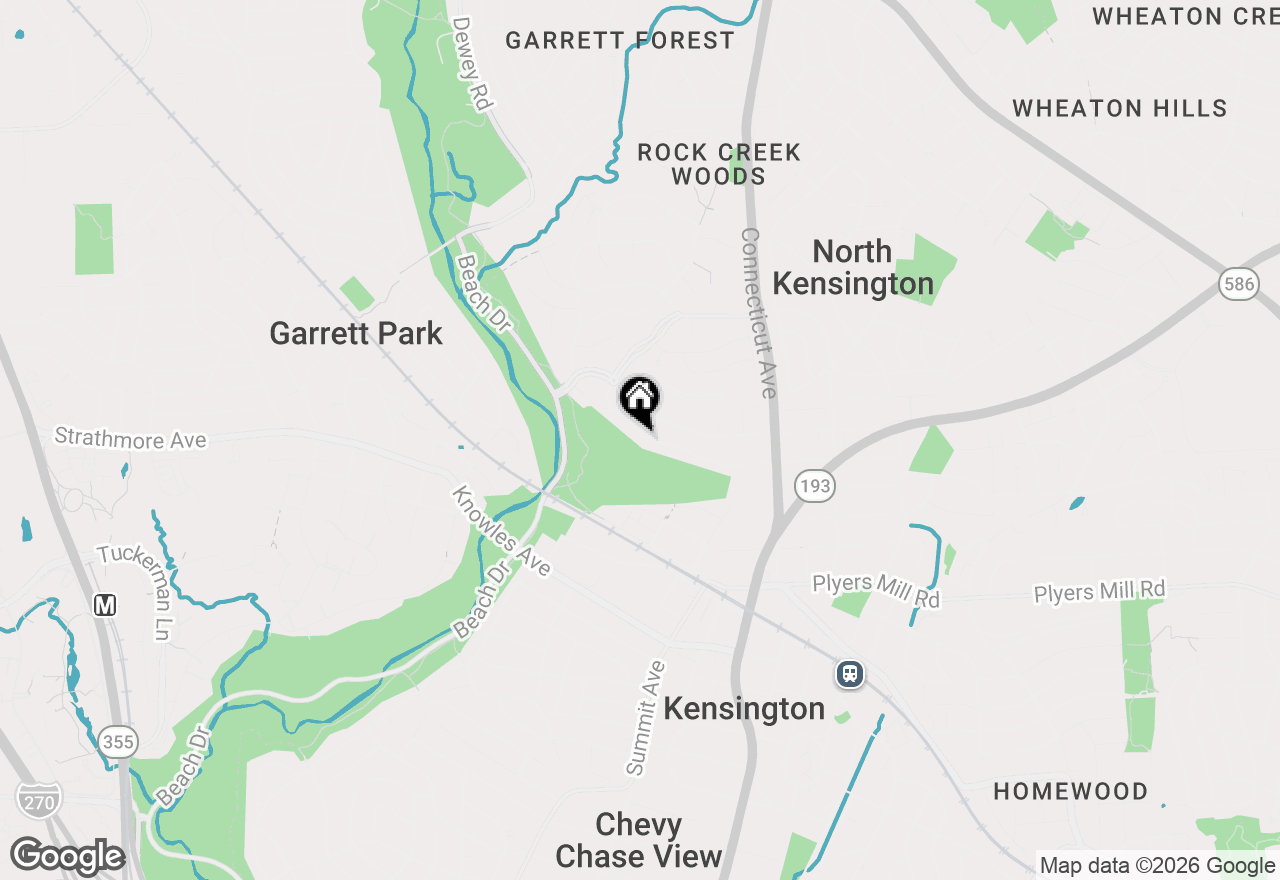 Map of 4016 Decatur Avenue, Kensington, MD 20895