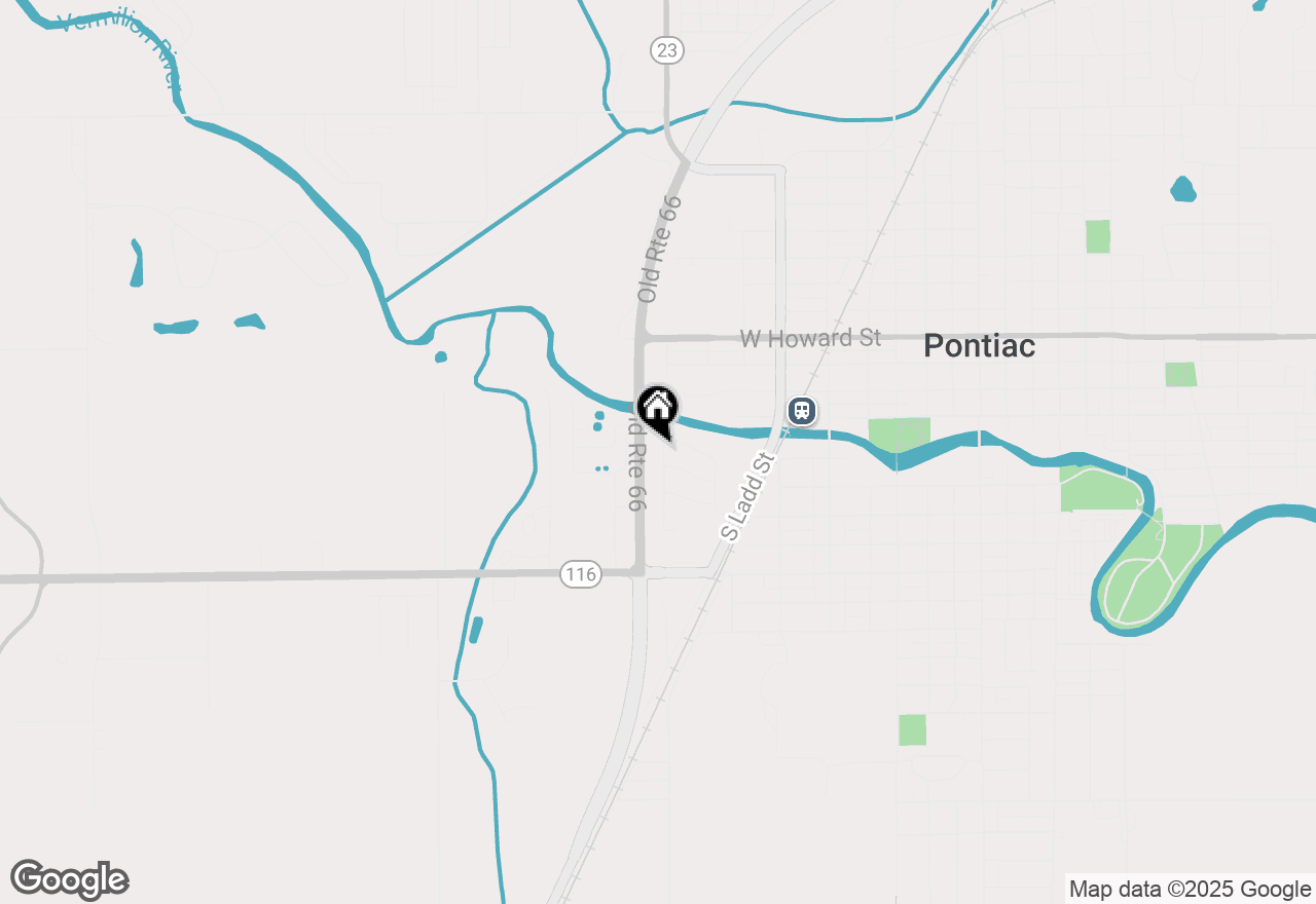 Map of (Address confidential), Pontiac, Illinois 61764