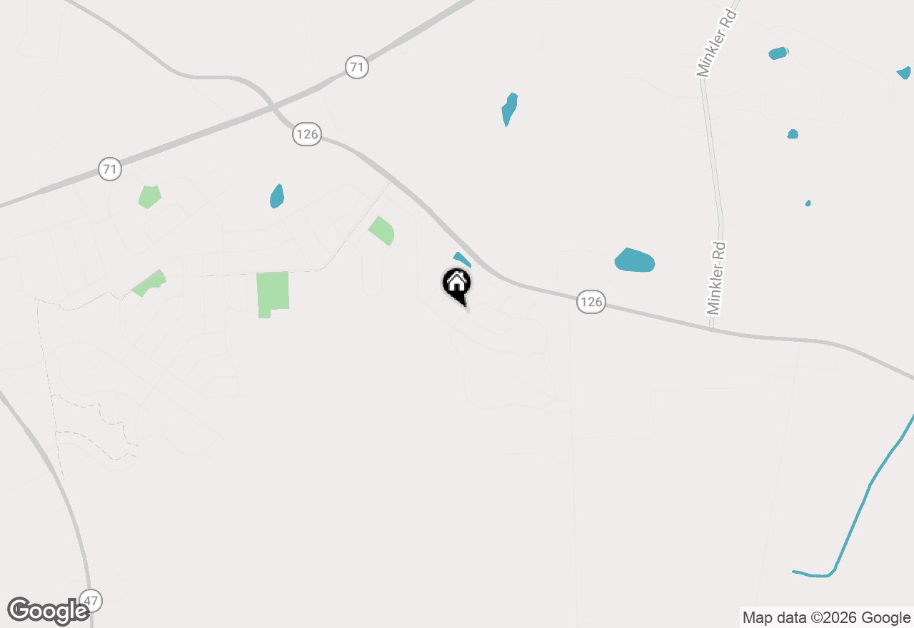 Map of 2010 Whitekirk Lane, Yorkville, IL 60560