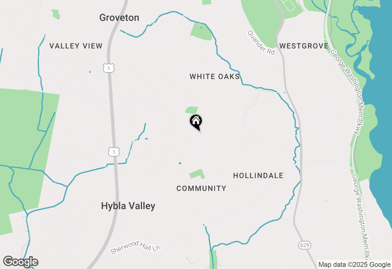 Map of 7421 Hopa Court, Alexandria, VA 22306