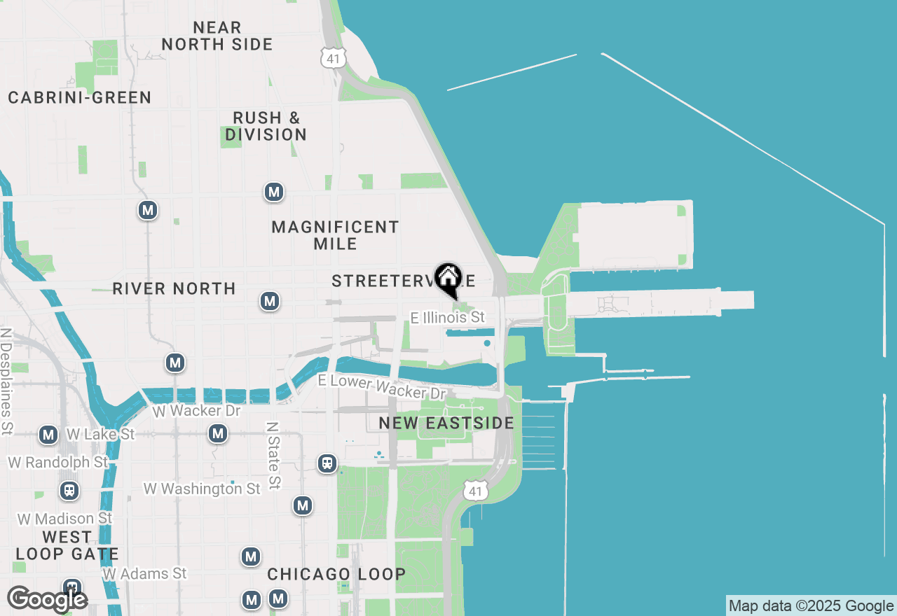 Map of 505 N Mcclurg Court #203, Chicago, IL 60611