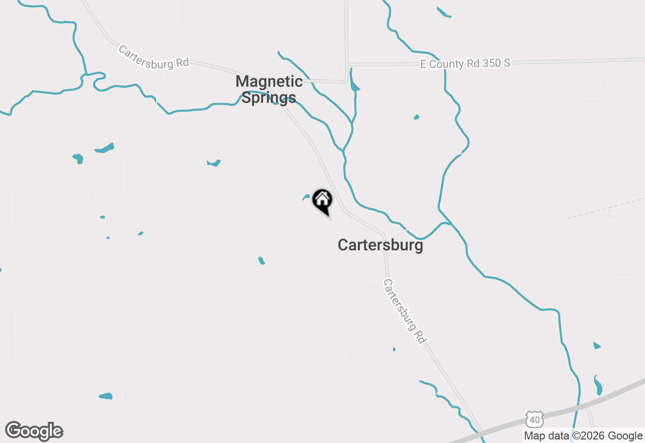 Map of 2917 E County Road 400 S, Plainfield, IN 46168