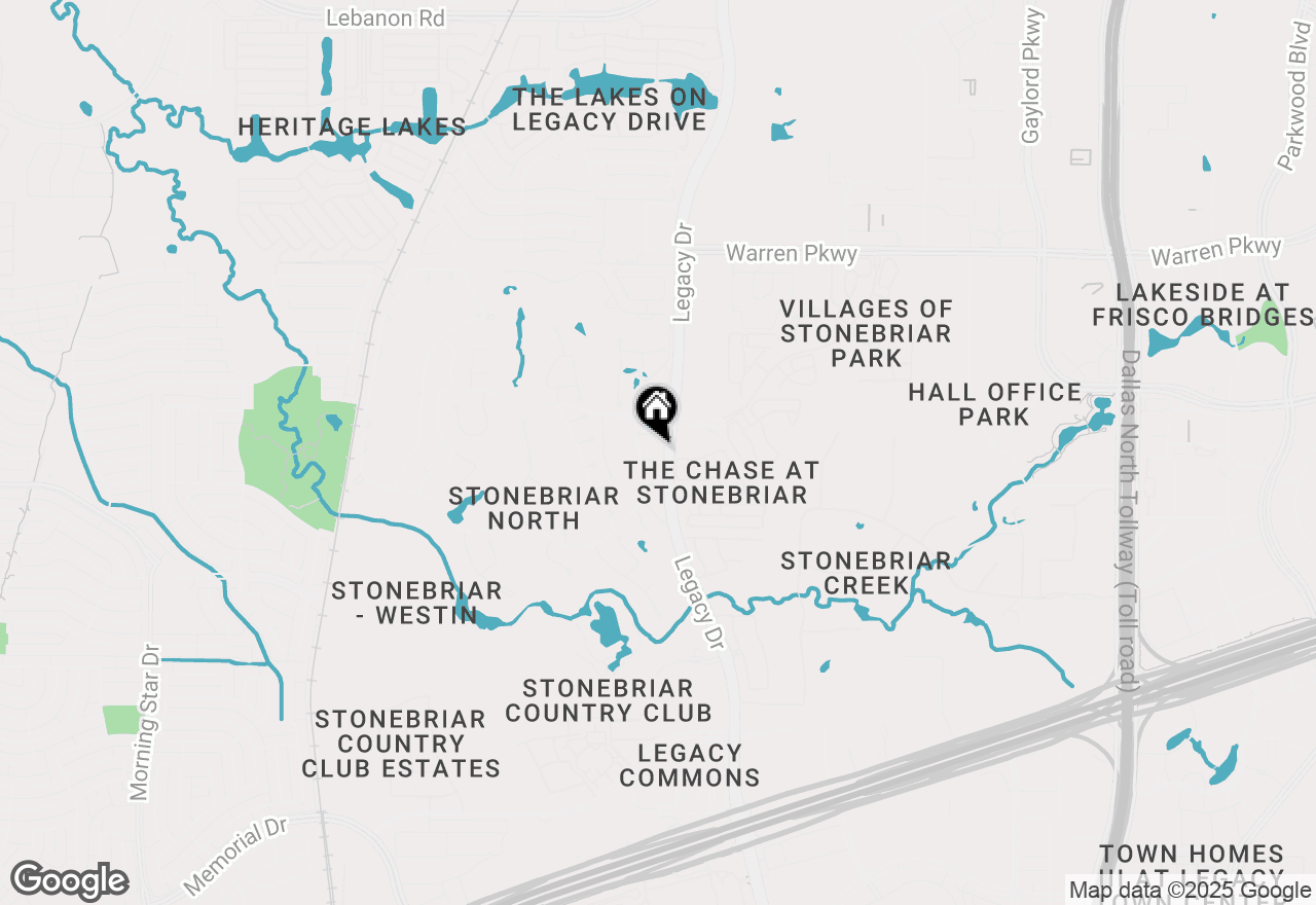 Map of 2 La Costa Court, Frisco, TX 75034