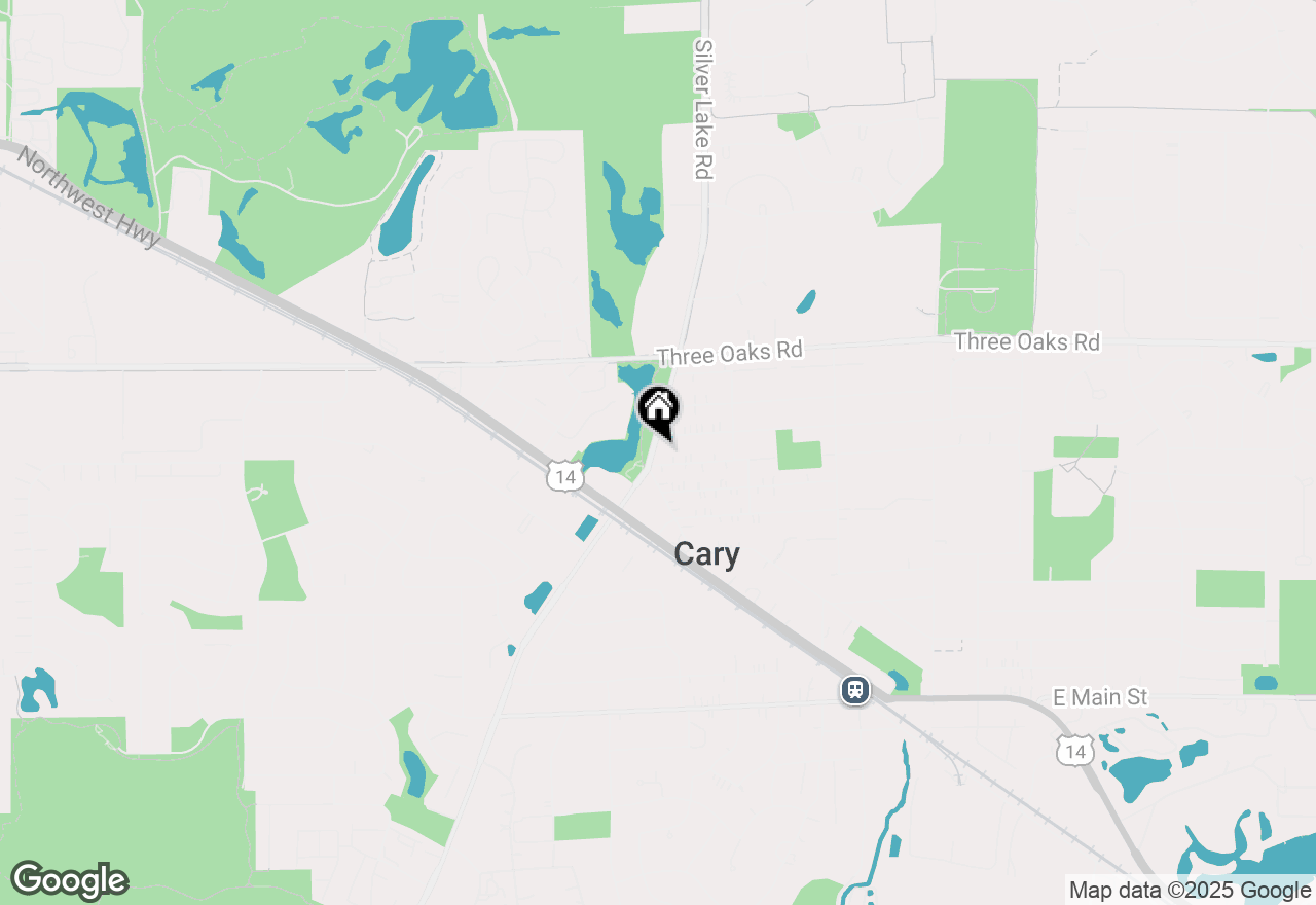 Map of 709 Silver Lake Road, Cary, IL 60013