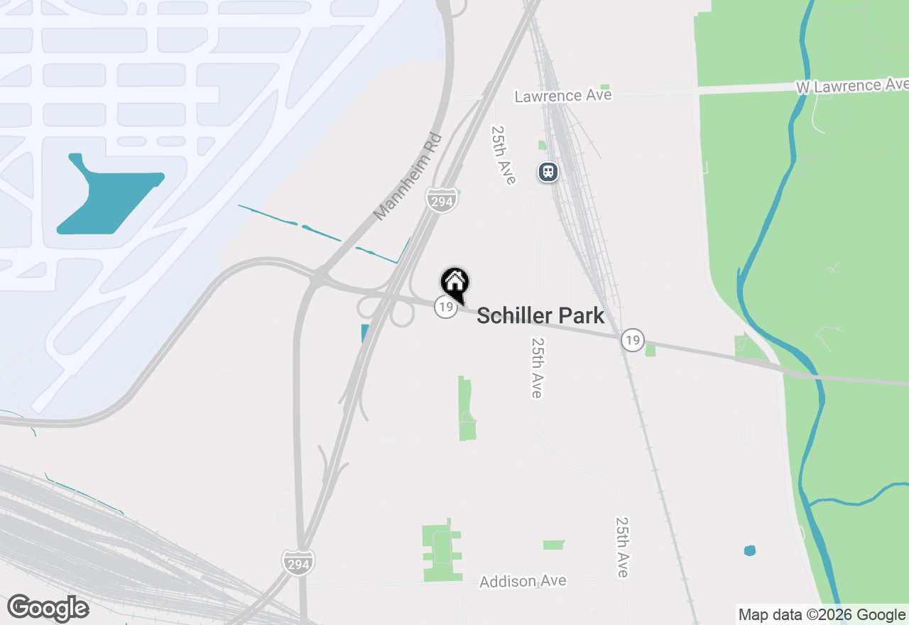 Map of 10025 Irving Park Road #GB, Schiller Park, IL 60176