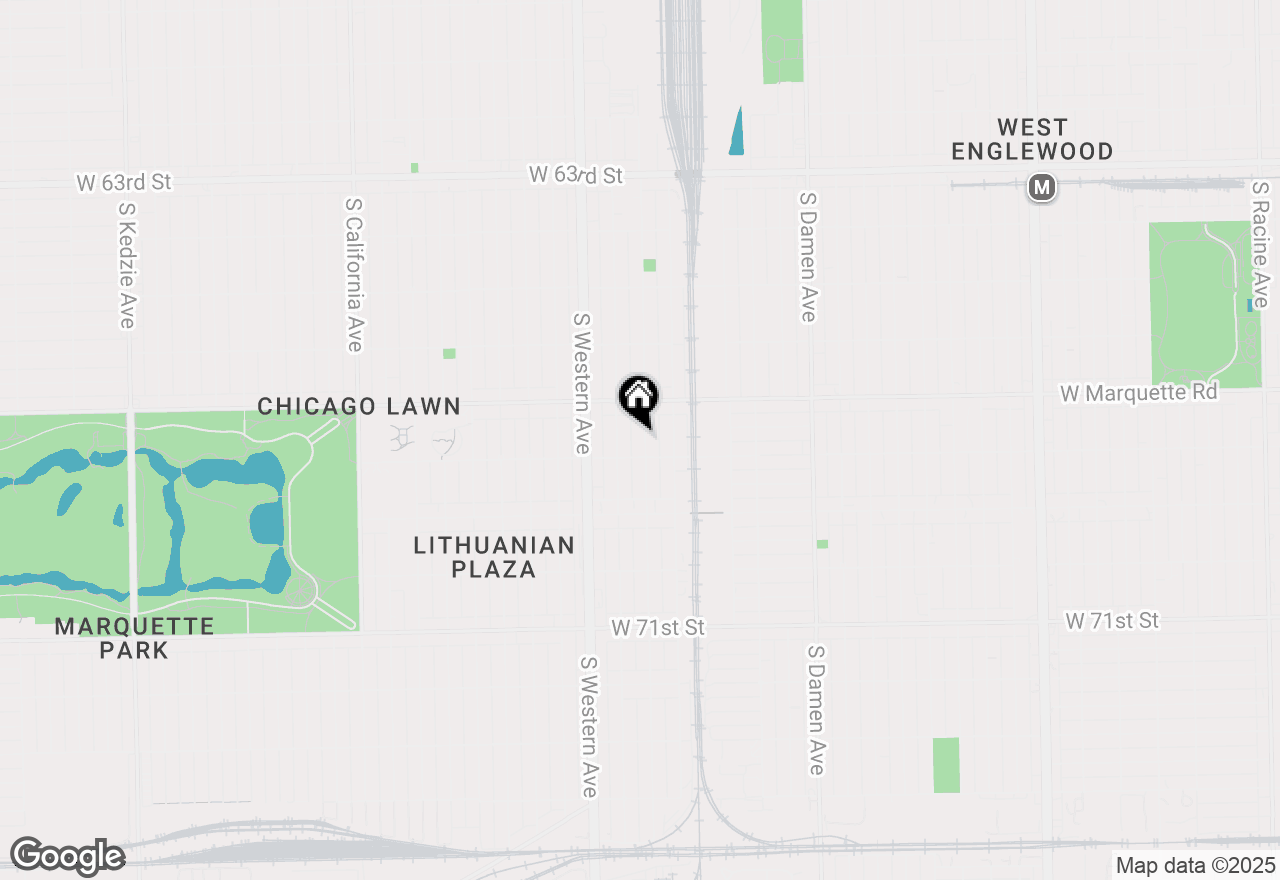 Map of 6742 S Oakley Avenue, Chicago, IL 60636