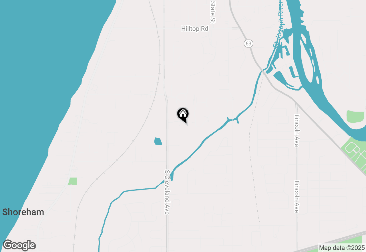 Map of 2699 Oakbrook Drive, St. Joseph, MI 49085