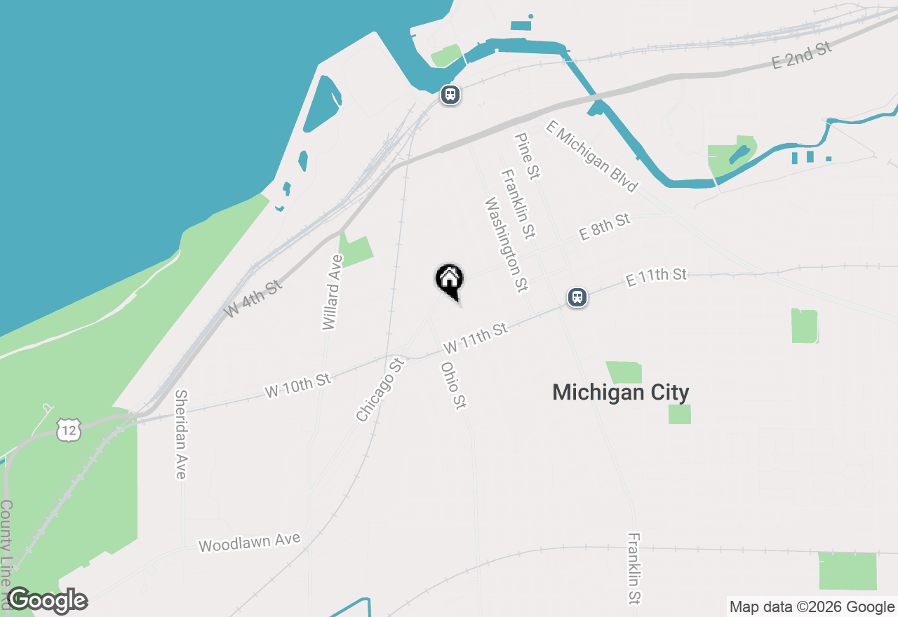 Map of 0 W 9th Street, Michigan City, IN 46360