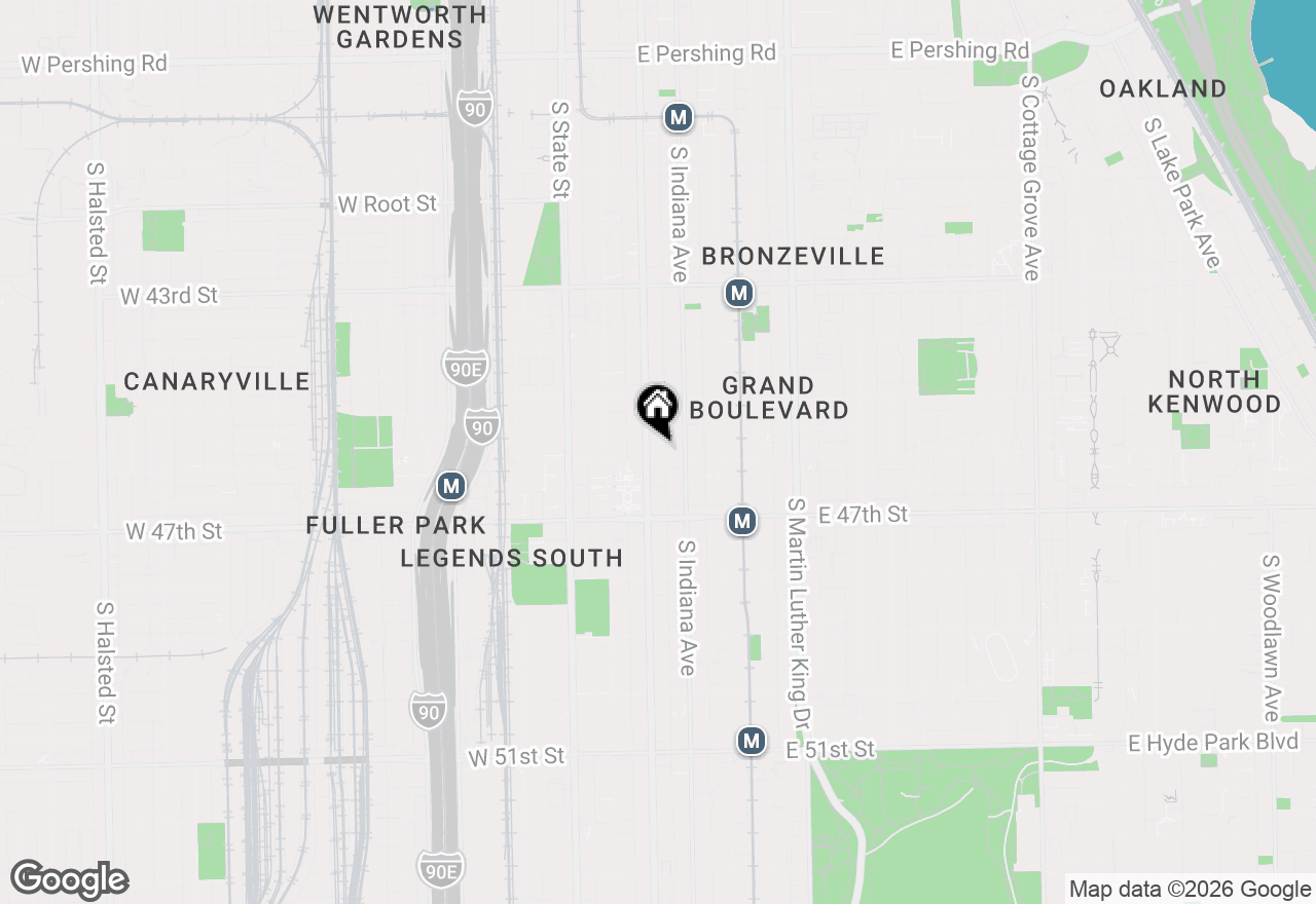 Map of 4559 S Michigan Avenue #2S, Chicago, IL 60653