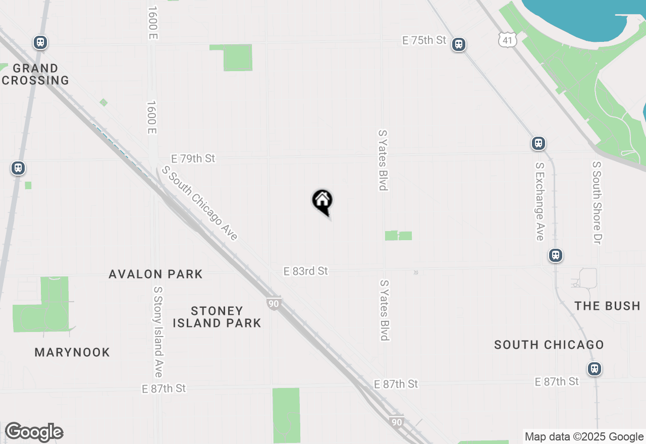 Map of 8114 S Paxton Avenue, Chicago, IL 60617