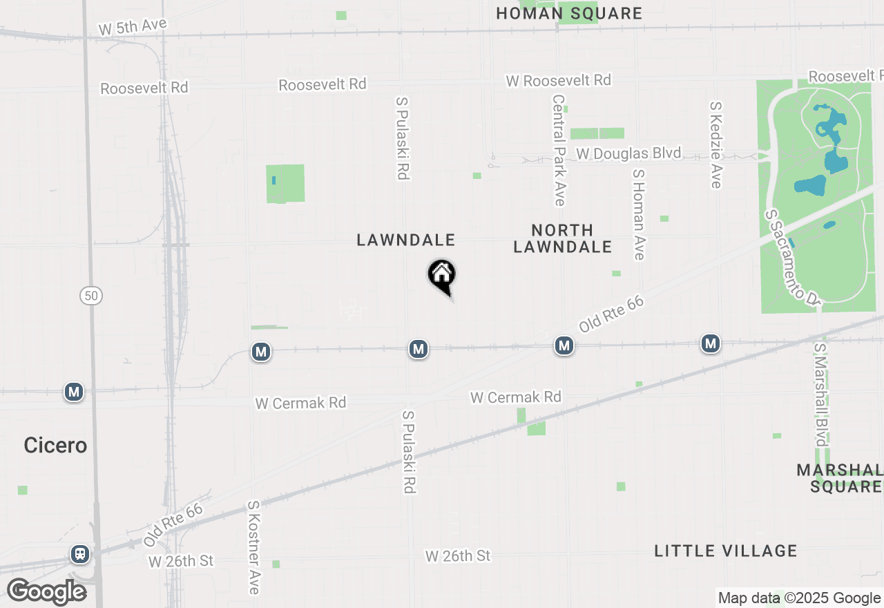 Map of 1838 S Springfield Avenue #A, Chicago, IL 60623