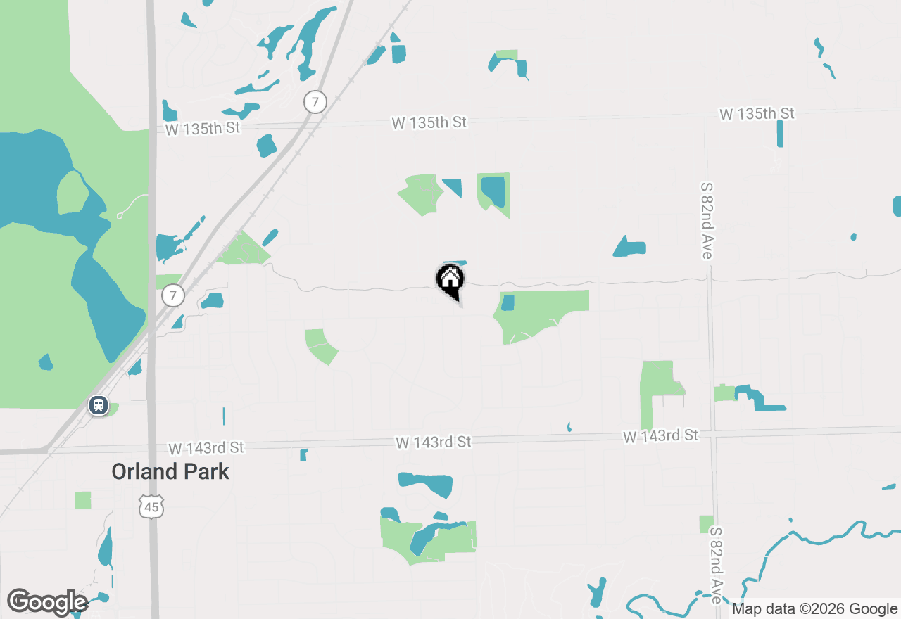 Map of 8826 W 140th Street #206, Orland Park, IL 60462