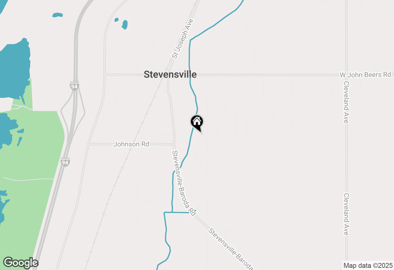 Map of 2553 Demorrow Circle, Stevensville, MI 49127