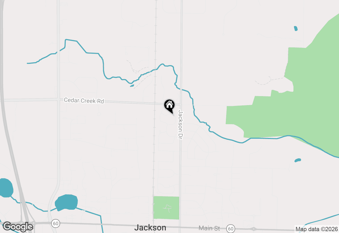 Map of N174W20671 Laurel Springs Cir, Jackson, WI 53037