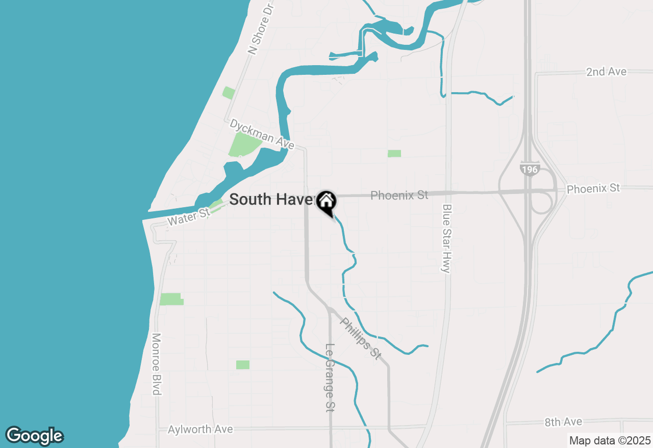 Map of 359 Pearl Street, South Haven, MI 49090