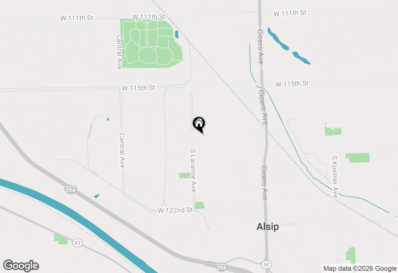 Map of 11756 S Leamington Avenue, Alsip, IL 60803