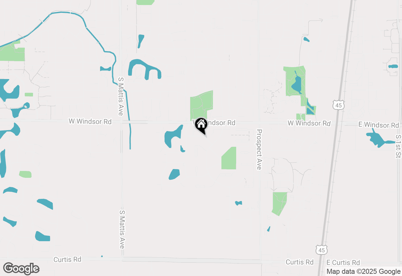 Map of 1203 Lancaster Drive, Champaign, IL 61821