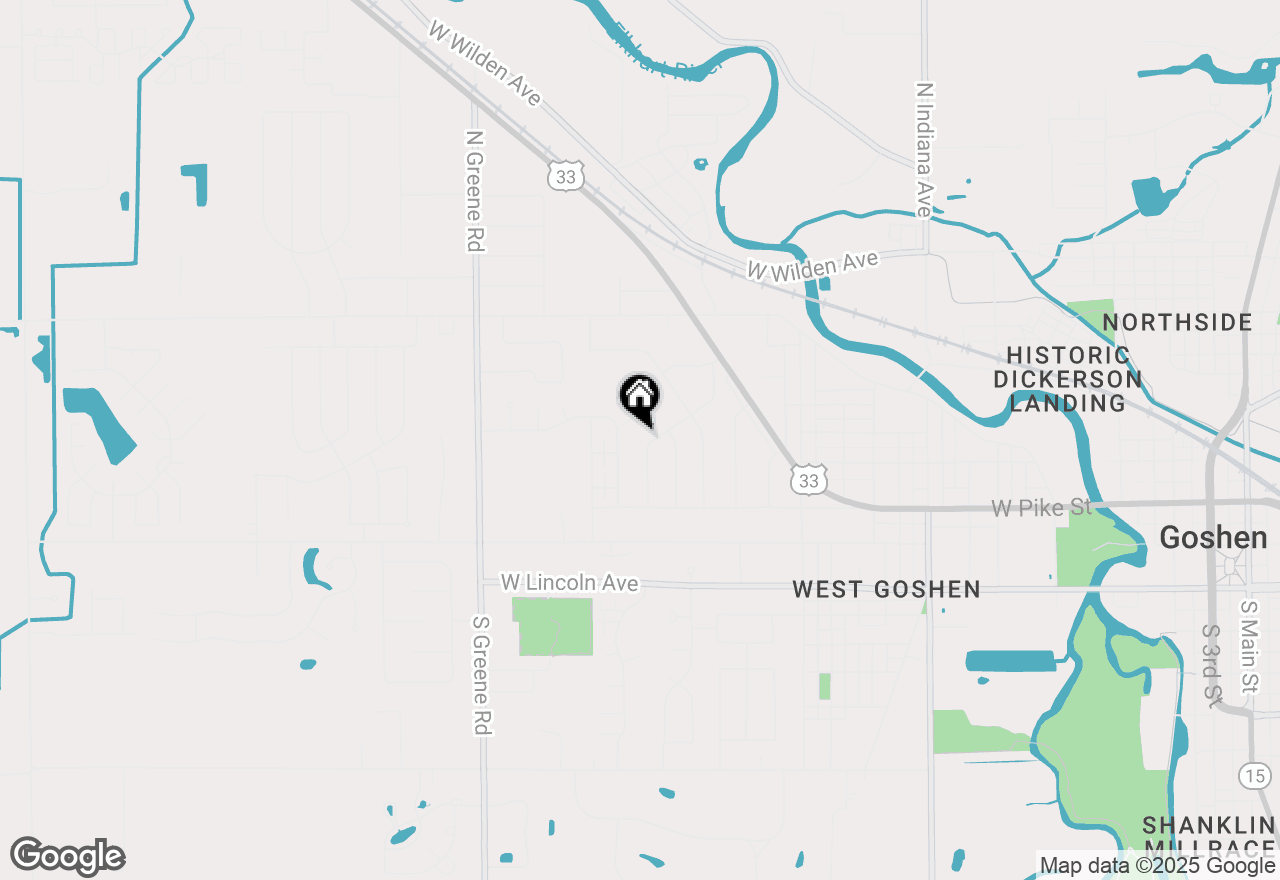 Map of 315 Nebraska Drive, Goshen, IN 46526