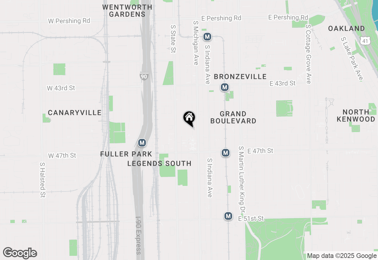 Map of 4549 S Wabash Avenue #1, Chicago, IL 60653