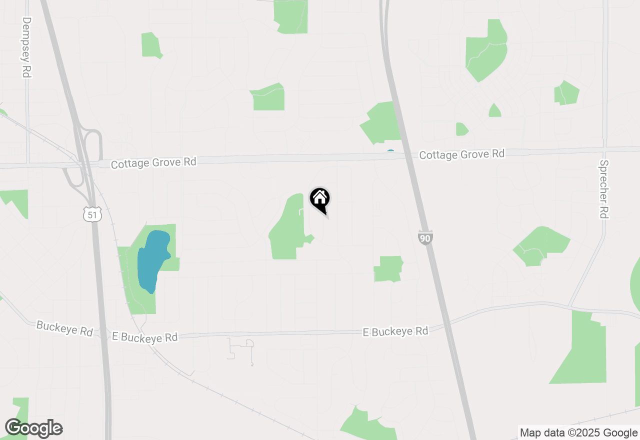 Map of 1218 Amsterdam Avenue, Madison, WI 53716