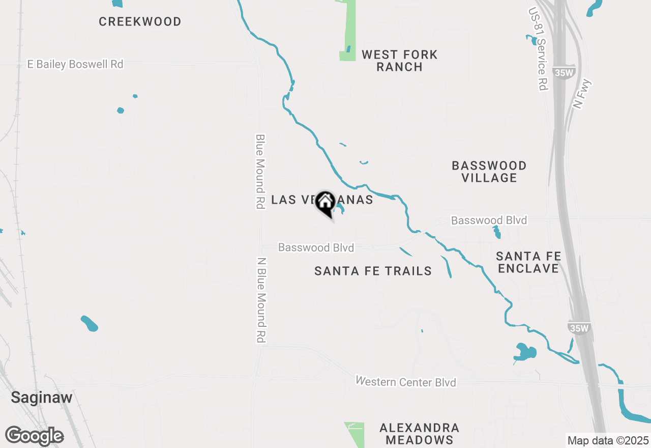 Map of 1749 Rio Costilla Road, Fort Worth, TX 76131
