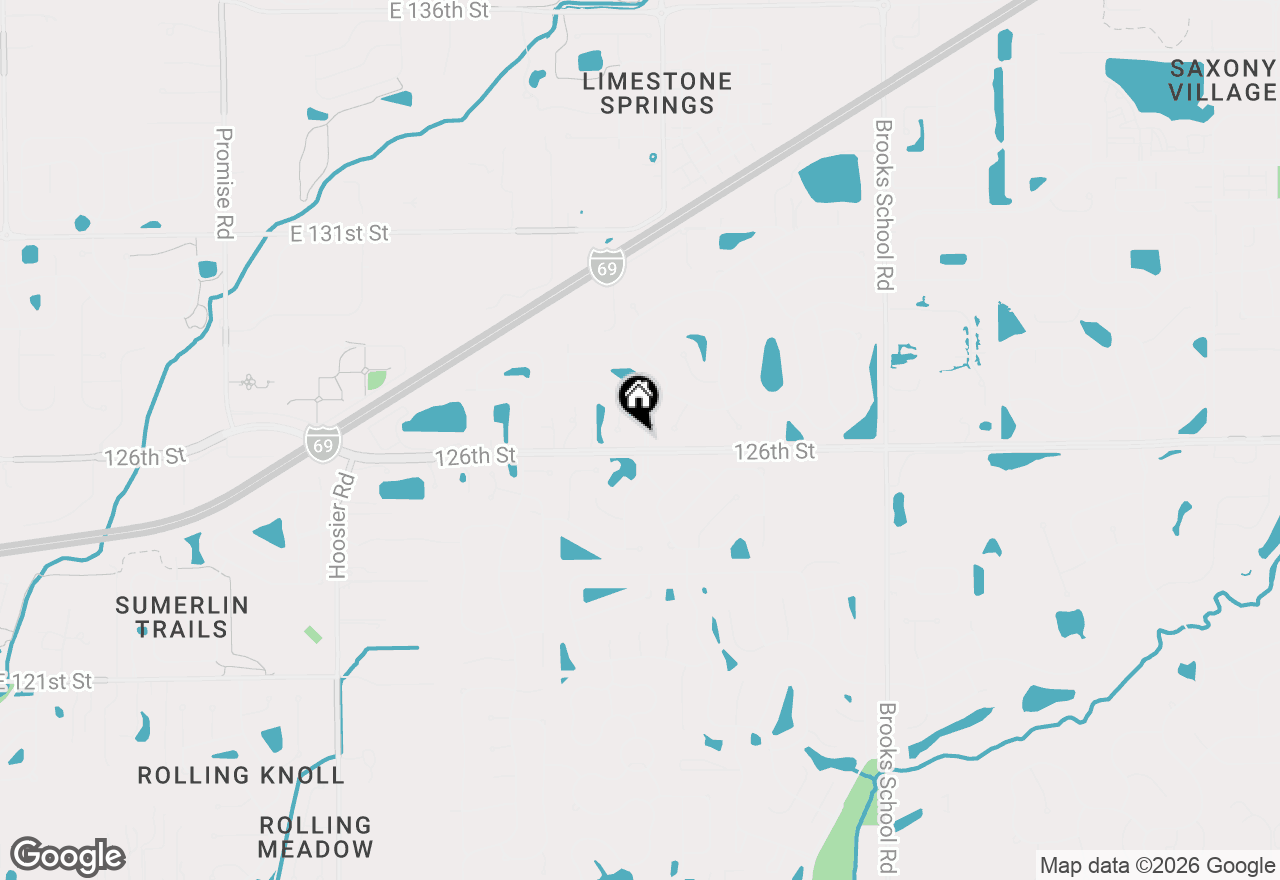 Map of 12604 Raiders Boulevard, Fishers, IN 46037