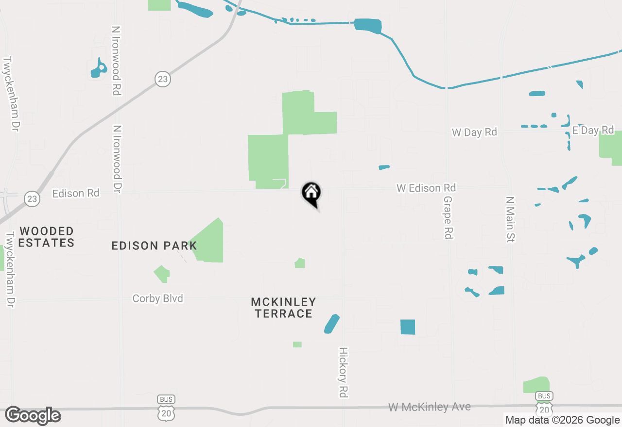 Map of 1255 Ebeling Drive, South Bend, IN 46615