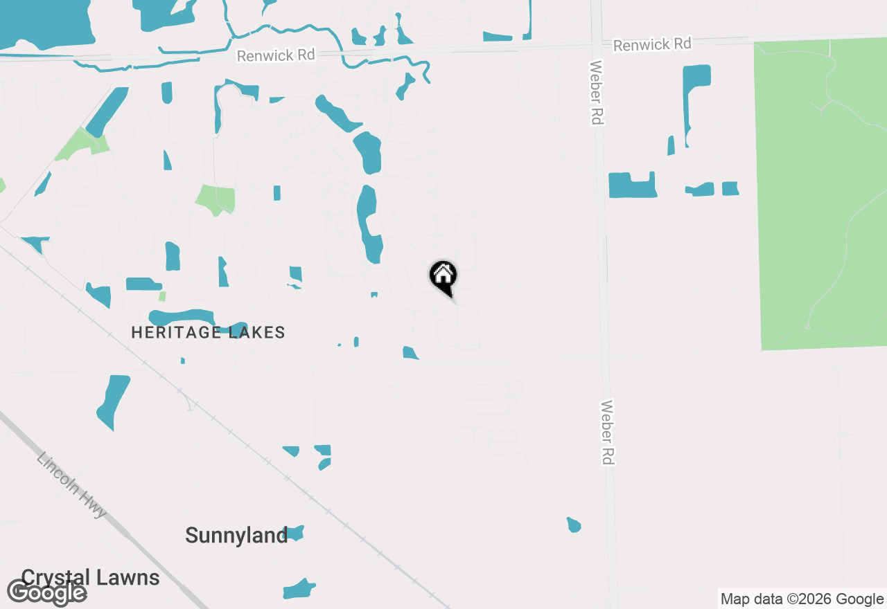 Map of 16567 Buckner Pond Way, Crest Hill, IL 60403
