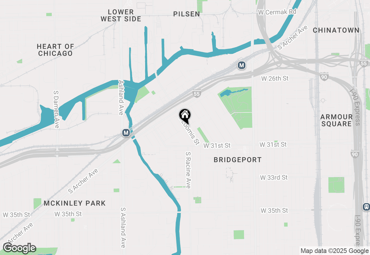Map of 2970 S Loomis Street, Chicago, IL 60608