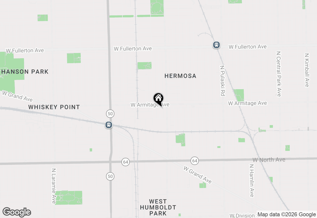 Map of 1940 N Kenneth Avenue, Chicago, IL 60639