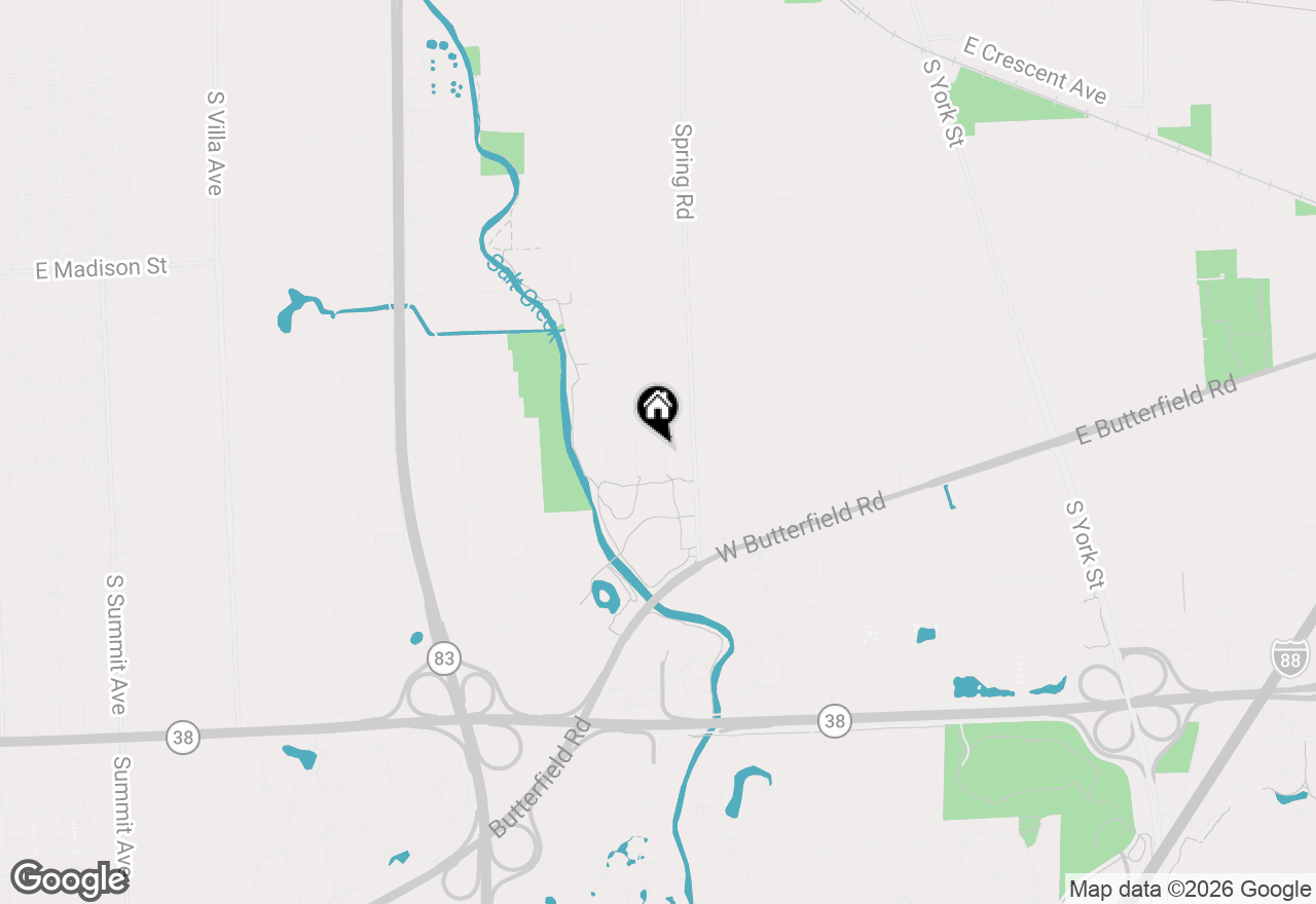 Map of 964 S Hillside Avenue, Elmhurst, IL 60126